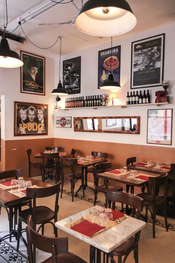 Cozy and elegant dining room at The Pizza Yard